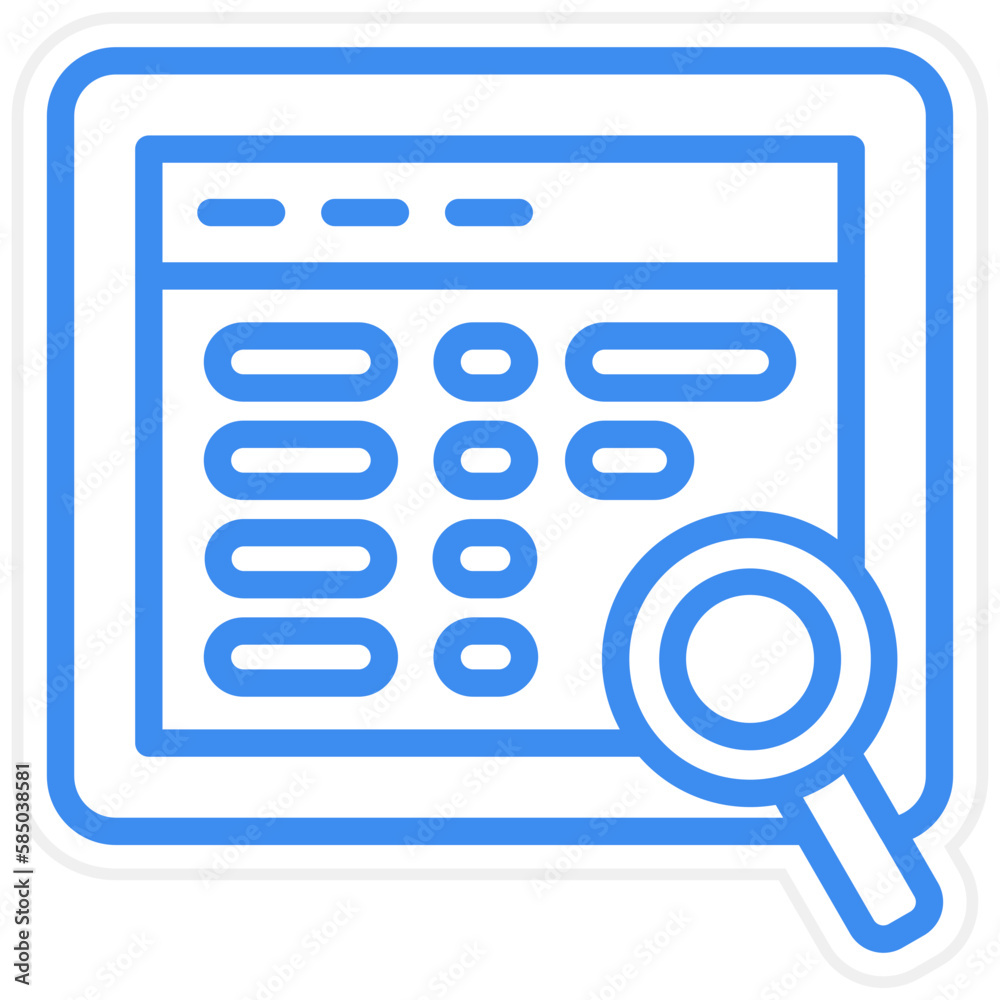 Vector Design Website Search Icon Style Vector Design Website Search Icon Style