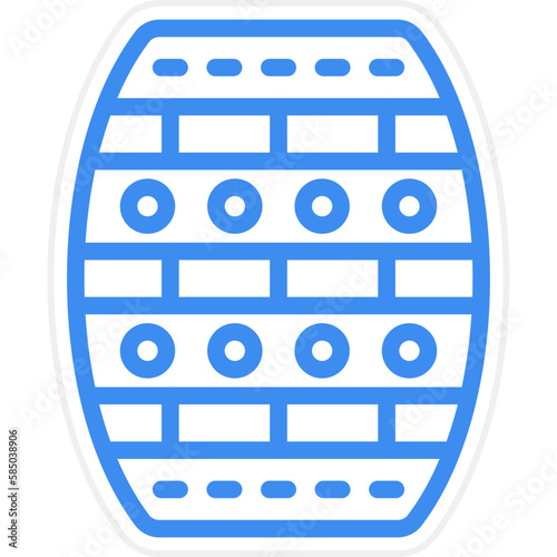 Vector Design Barrel Icon Style