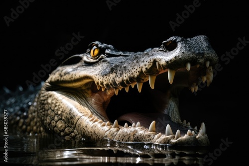 Crocodile in Water © Markus