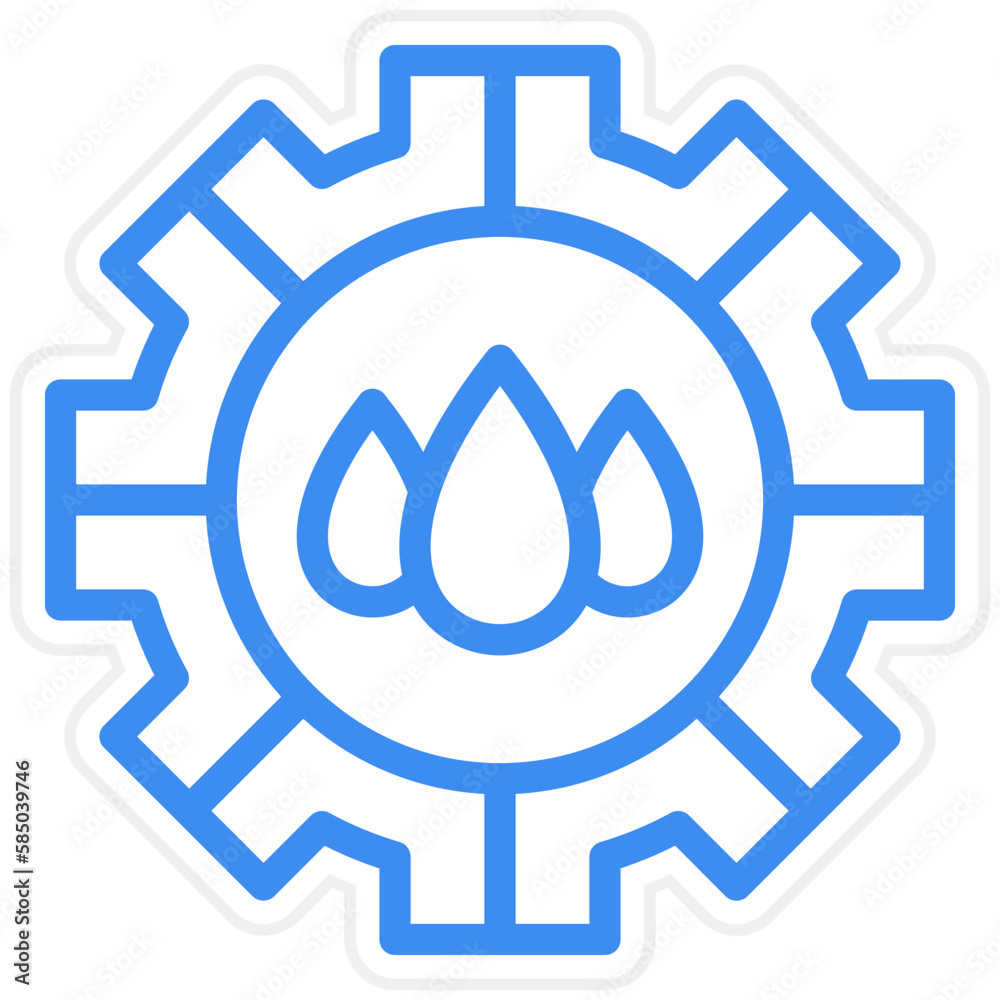 Vector Design Cogwheel Icon Style Vector Design Cogwheel Icon Style