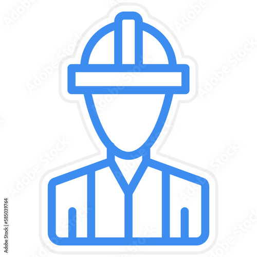 Vector Design Engineer Icon Style