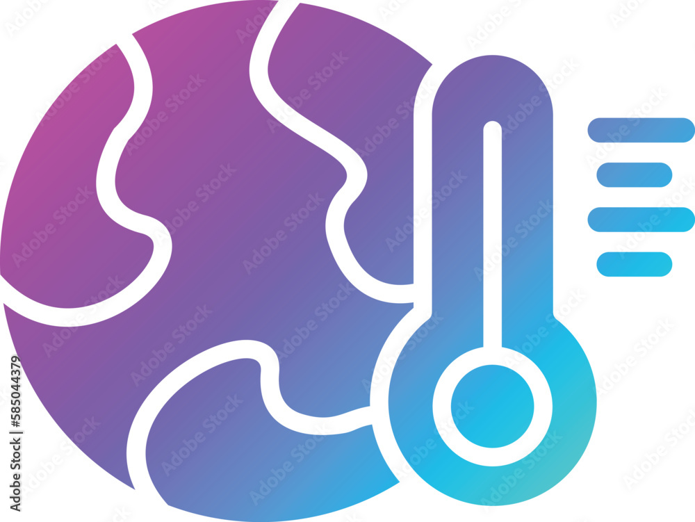 Global warming Vector Icon Design Illustration Global warming Vector Icon Design Illustration