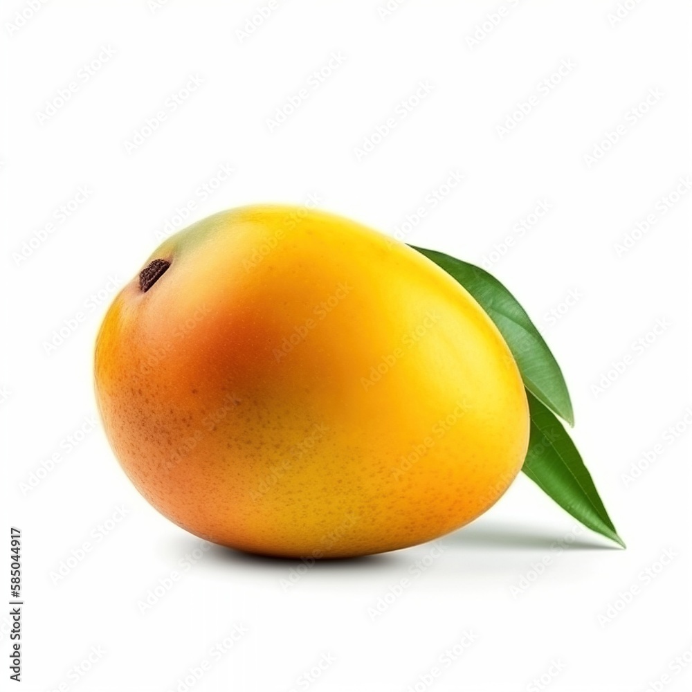 mango with leaves
