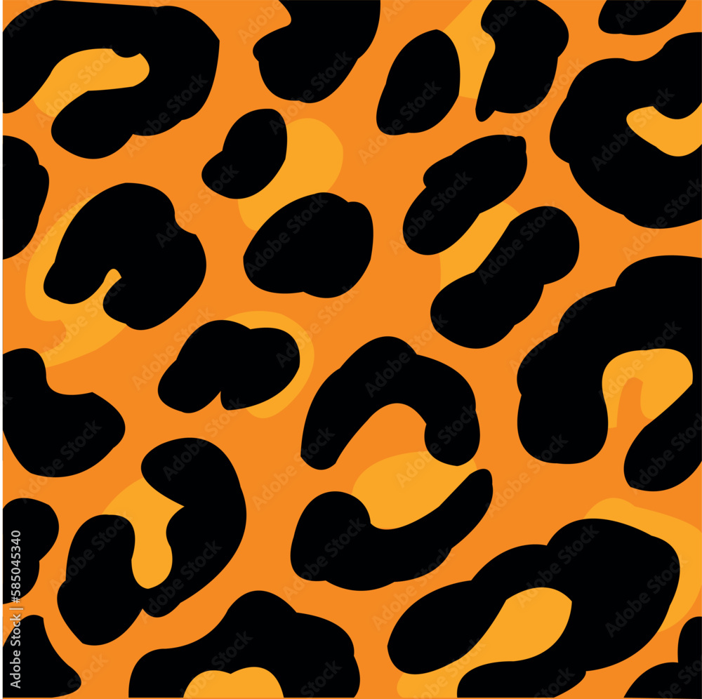 Skin of the wildlife leopard seamless pattern Skin of the wildlife leopard seamless pattern