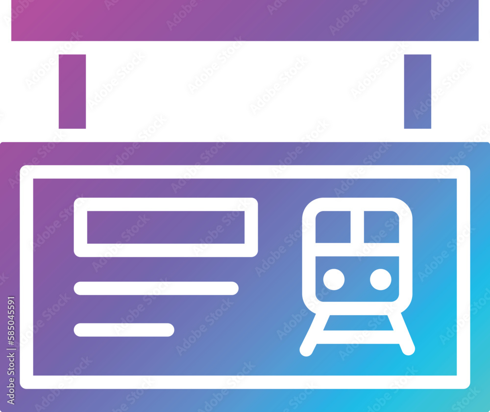Train schedule Vector Icon Design Illustration Train schedule Vector Icon Design Illustration