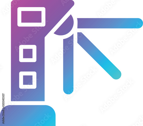 Turnstiles Vector Icon Design Illustration