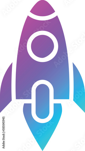 Launch Vector Icon Design Illustration