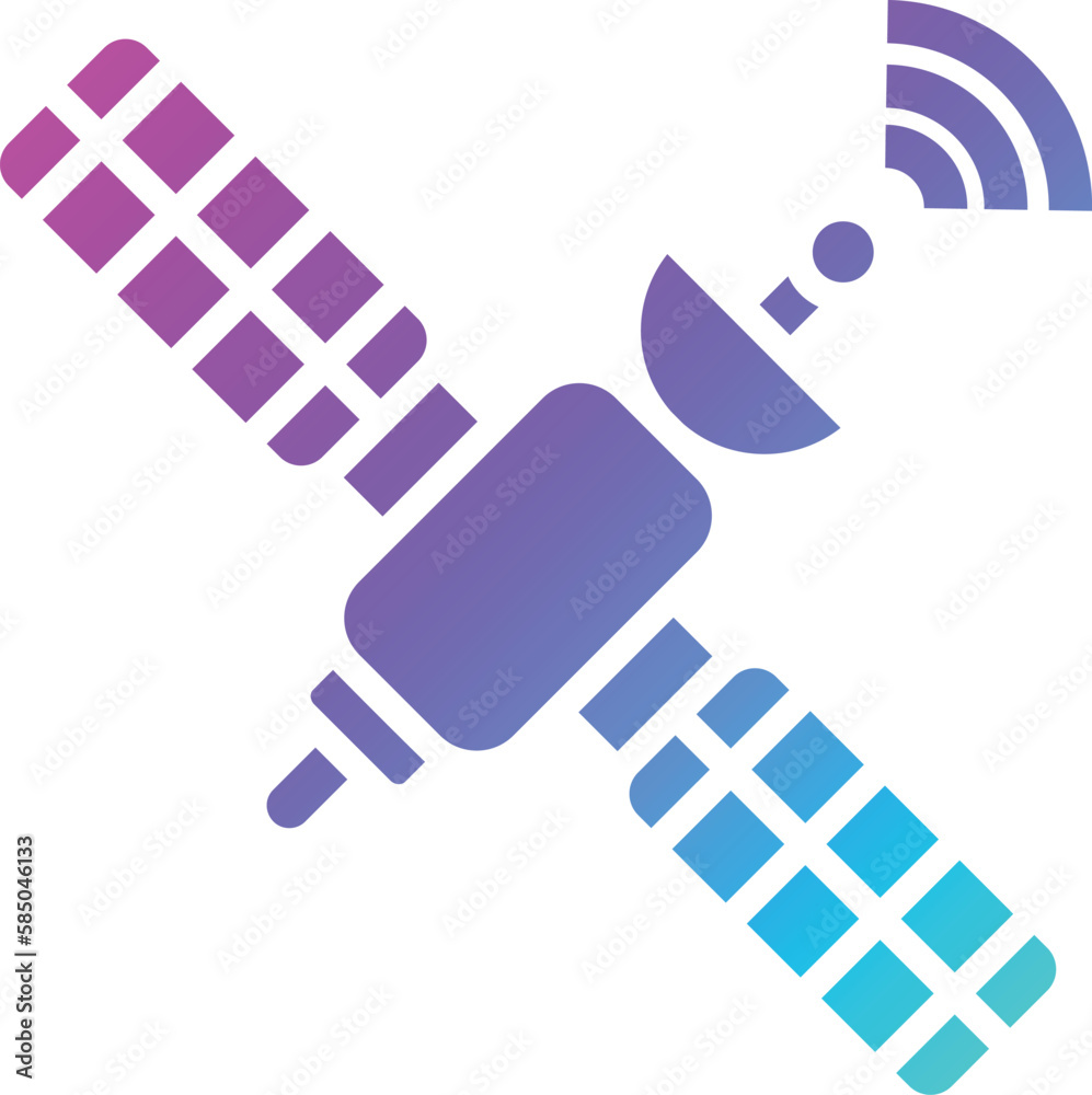 Satellite Vector Icon Design Illustration