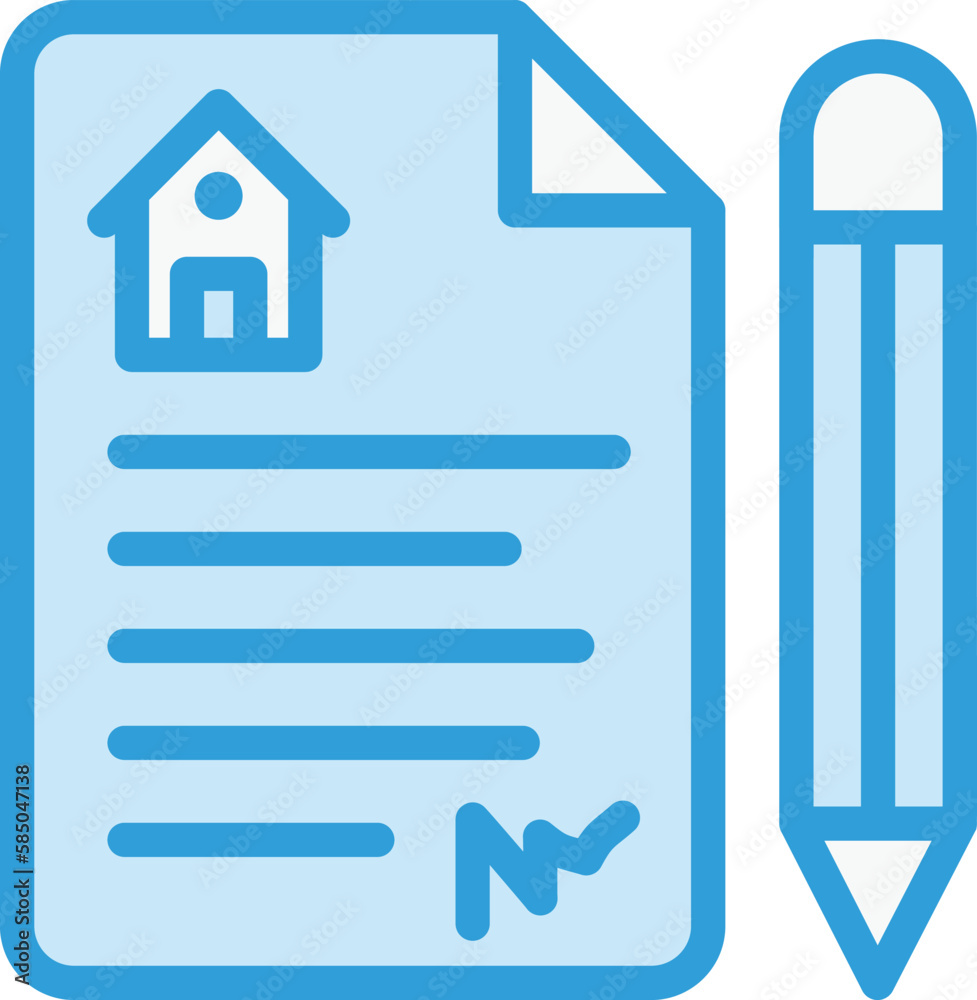 Contract Vector Icon Design Illustration Contract Vector Icon Design Illustration