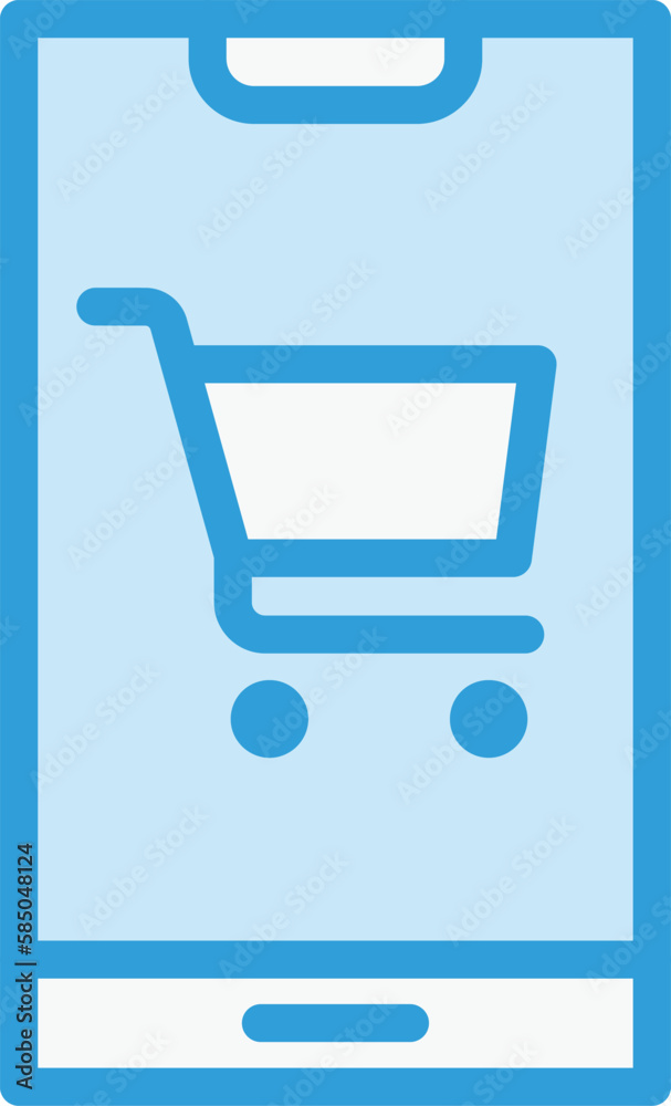 Online shopping Vector Icon Design Illustration Online shopping Vector Icon Design Illustration
