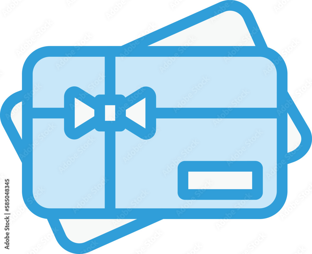 Gift card Vector Icon Design Illustration Gift card Vector Icon Design Illustration