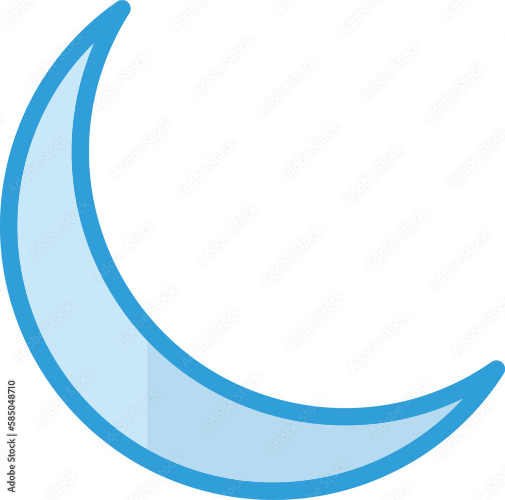 Moon Vector Icon Design Illustration Moon Vector Icon Design Illustration