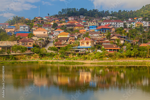 Small pond in Phongsali town, Laos © Matyas Rehak