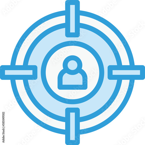 Head hunting Vector Icon Design Illustration