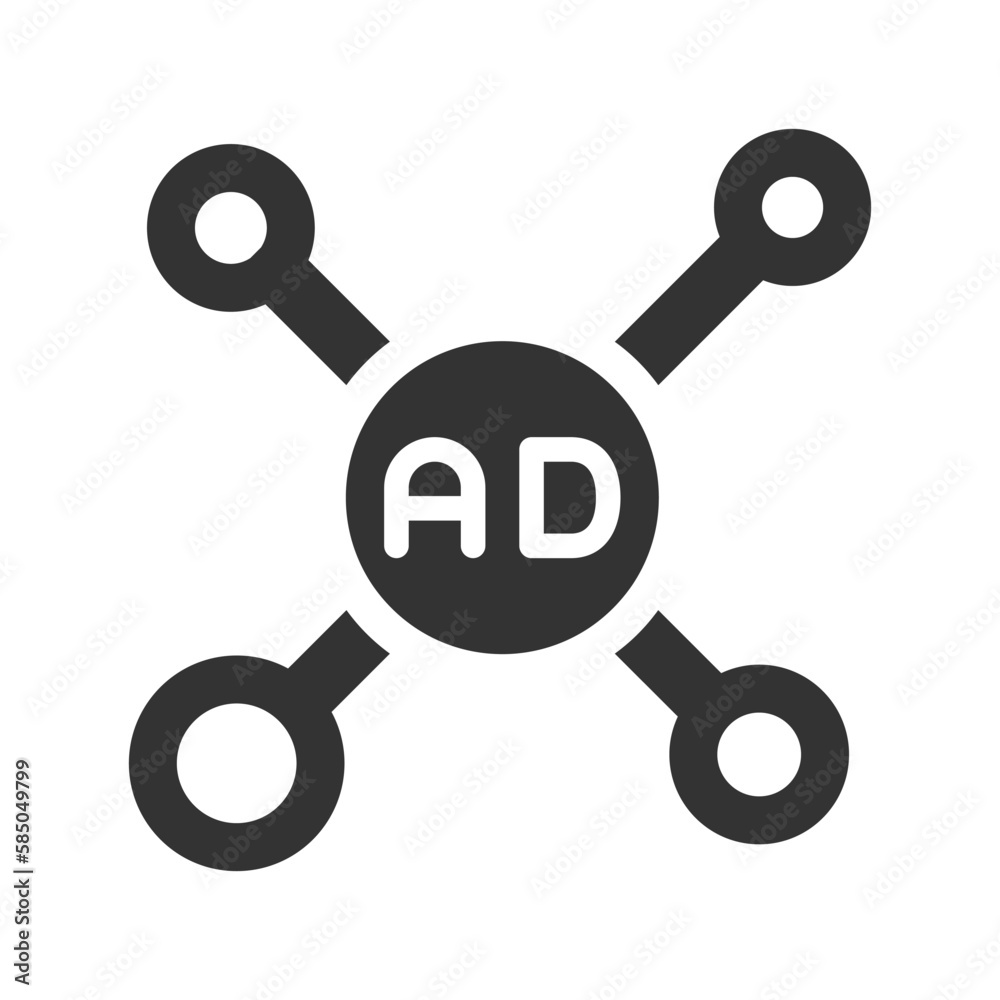 Ads spread direction icon Ads spread direction icon