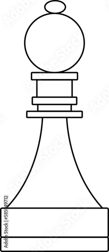 bishop vector icon