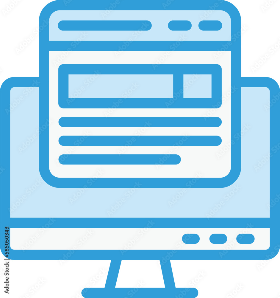 Search engine Vector Icon Design Illustration Search engine Vector Icon Design Illustration
