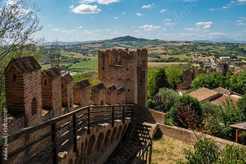 View of the old Gradara city