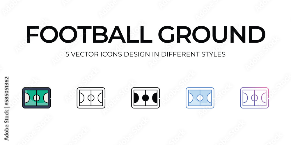 Football Ground icon. Suitable for Web Page, Mobile App, UI, UX and GUI design. Football Ground icon. Suitable for Web Page, Mobile App, UI, UX and GUI design.
