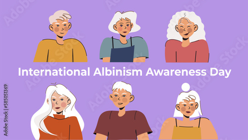 International Albinism Awareness Day. June 13.  people with albinism