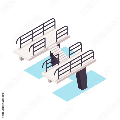 Isometric Diving Platform