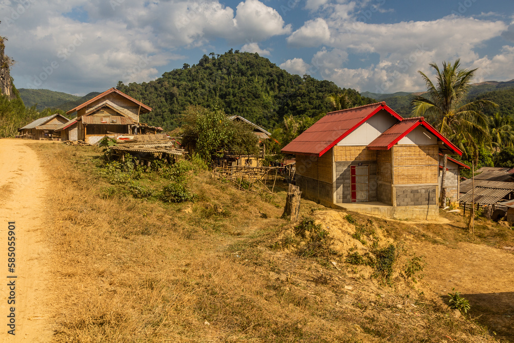 Ban Na village near Muang Ngoi Neua, Laos Ban Na village near Muang Ngoi Neua, Laos