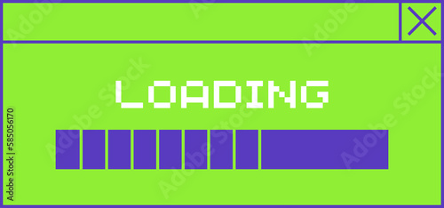 Loading bar window