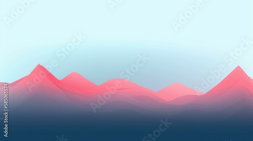 mountains abstract background, generative AI