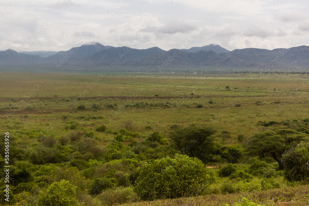View of Omo valley near Korcho village, Ethiopia