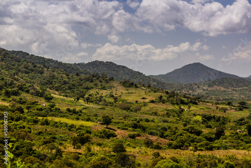 Landscape of Omo valley  Ethiopia