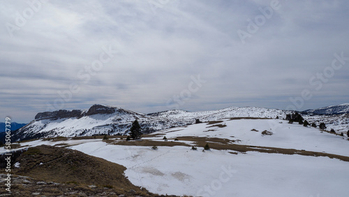 View of the South Vercors highlands, Combeau valley