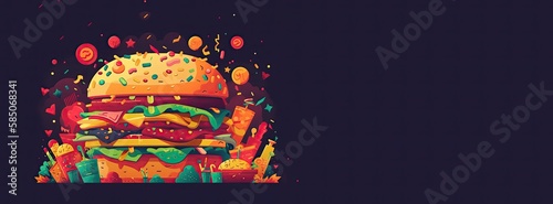 hamburger day  with generative ai