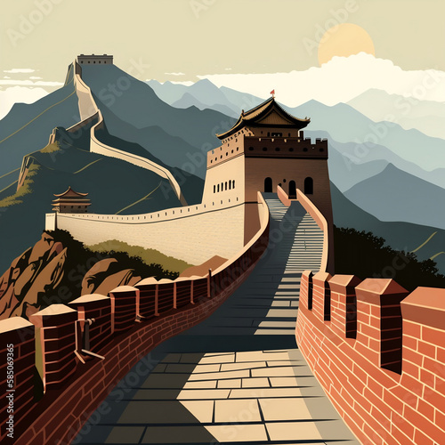 iconic Great Wall of China during the daytime.