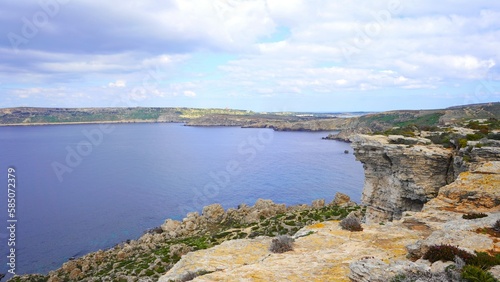 Canvastavla view from Il Majjistral nature and history park, Malta