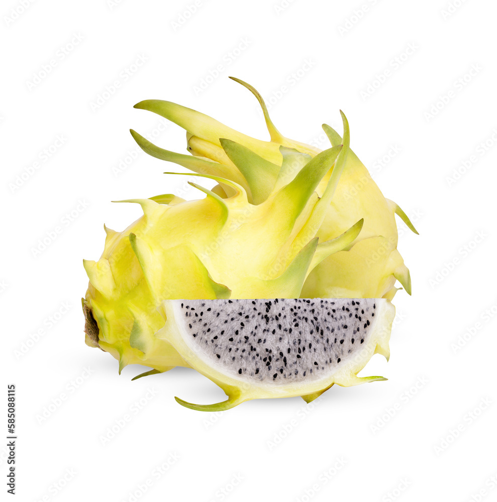 Yellow Dragon fruits isolated on transparent background (.PNG) Yellow Dragon fruits isolated on transparent background (.PNG)