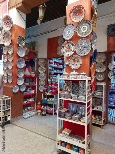 handicraft from Moroccan cities : Fès Safi Marrakesh  photo