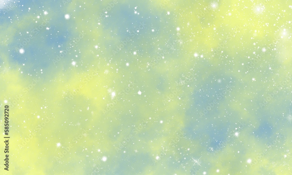 Fototapeta premium beauty cute pastel watercolor light star sky spring background
