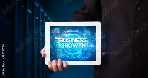 Wallpaper Mural Person holding tablet, business concept Torontodigital.ca