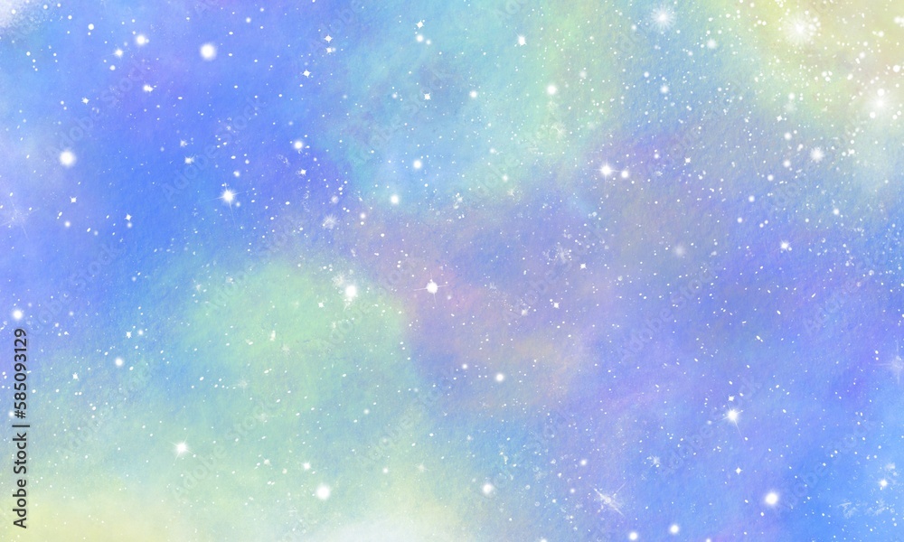 beauty cute pastel watercolor light star sky spring background