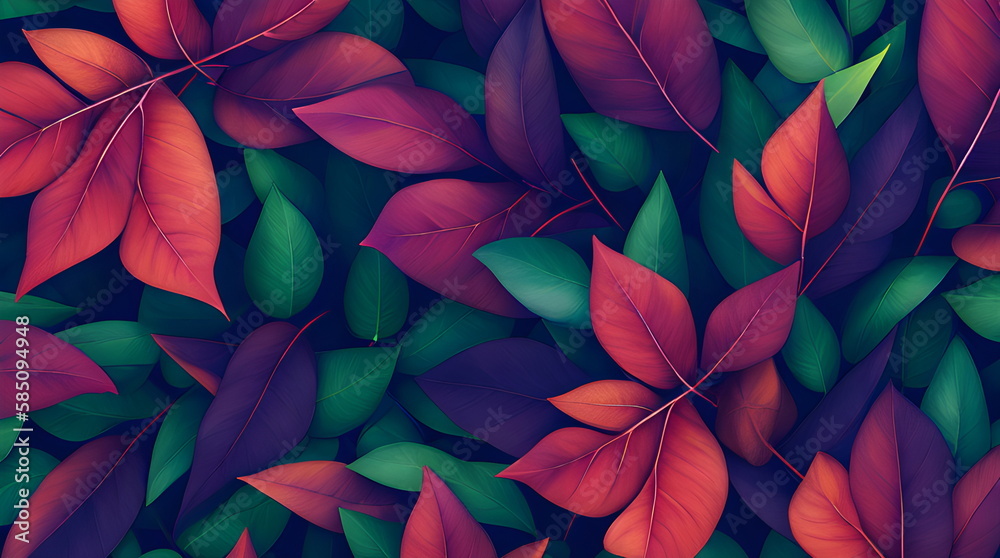 Leaf Foliage Background Botanical floral with copy space An Ornate Vector Wallpaper Featuring Vibrant Autumn Leaves Made Possible by Generative AI Leaf Foliage Background Botanical floral with copy space An Ornate Vector Wallpaper Featuring Vibrant Autumn Leaves Made Possible by Generative AI