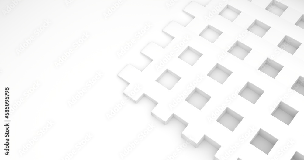 abstraction of geometric shapes, light background, straight lines, black and white, 3d rendering abstraction of geometric shapes, light background, straight lines, black and white, 3d rendering