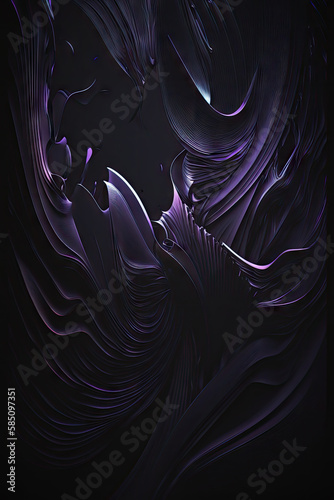 Dark Abstract Background - Absgtract Dark Backdrops Series - Abstract Dark Wallpaper created with Generative AI technology