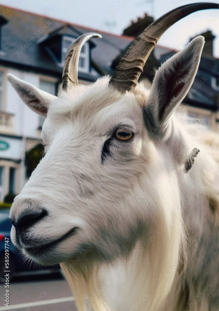 mountain goat in llandudno