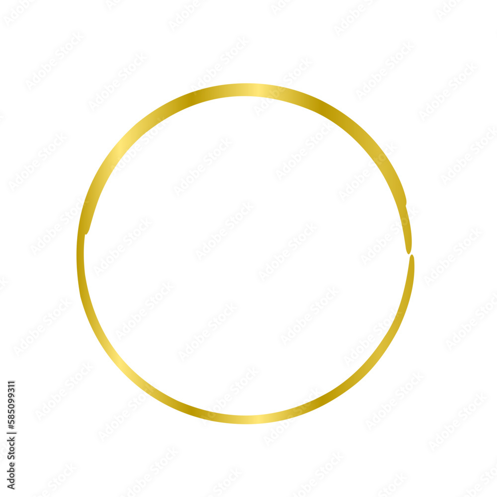 Golden circle frame Golden circle frame