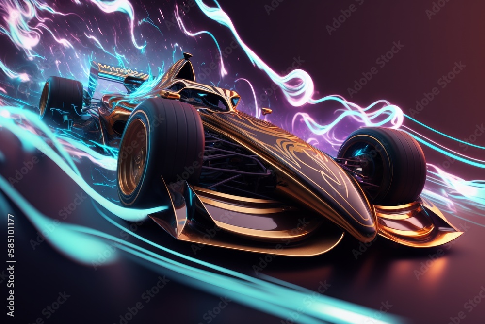 The Face Magazine Style Detailed View of a RemoteControlled Race Car