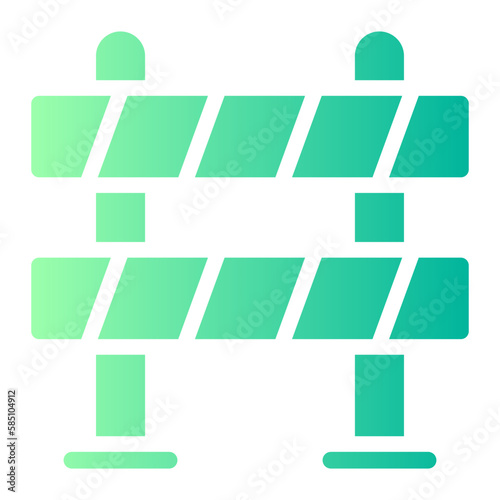 barrier gradient icon