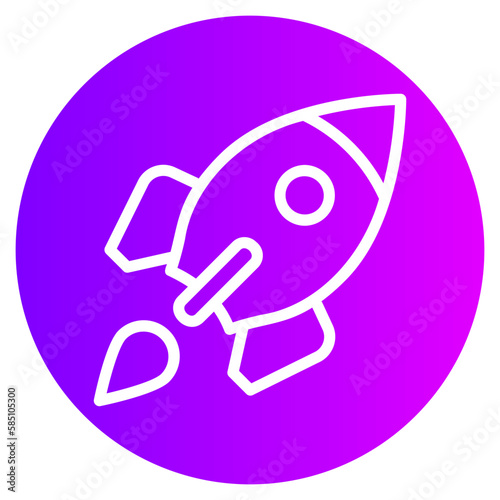 speed gradient icon