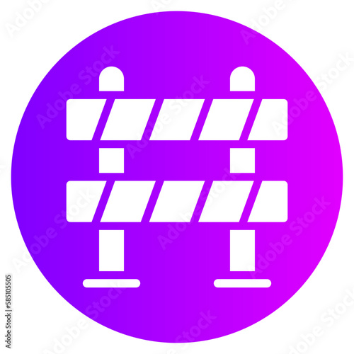 barrier gradient icon