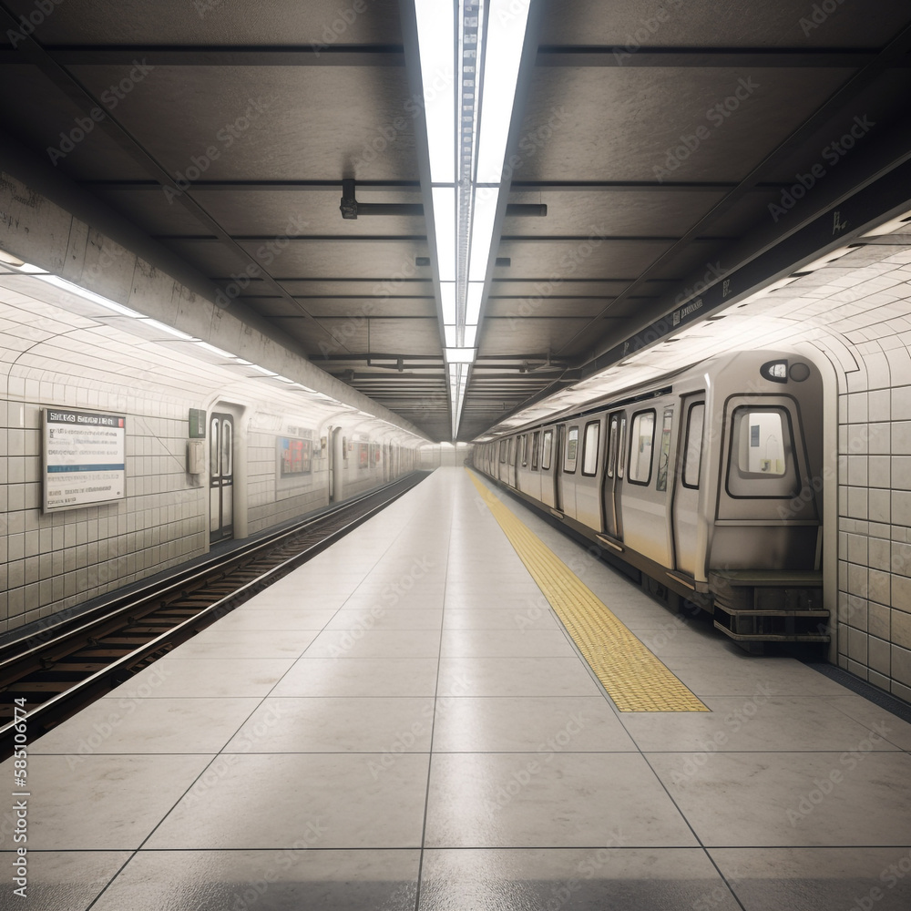 subway 3d render