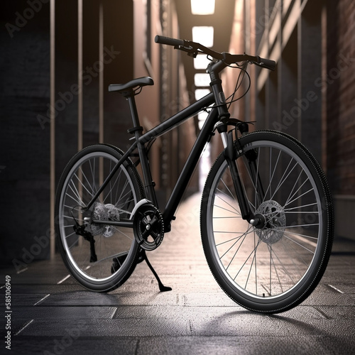 bike 3d vector illustration render